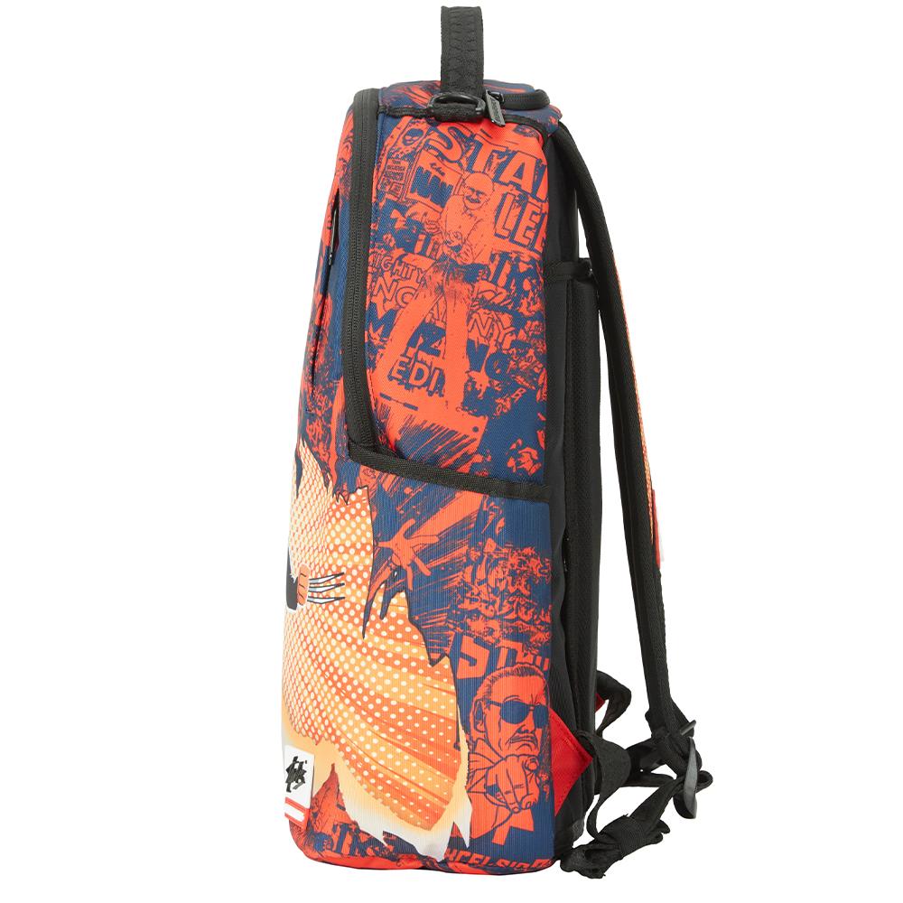 Sprayground Shark Large Logo Trendy College Style Graffiti Recycled Polyester Backpack Unisex Backpack W1115728