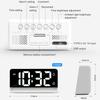 LED Digital Alarm Clock with Color Changing Night Light Easy Read Display for Bedroom Kitchen Office Home Décor
