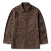 Edwardmax French Work Jacket Tweed 100% Wool Check