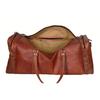 Leather Weekender Bag | Handmade Goat Leather Duffle Bag for Men and Women | Vintage Travel Carry-On Gym Bag
