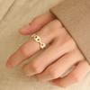 Open Stylish Adjustable Finger Ring For Women With Sophisticated Aesthetic And Appeal Trendy