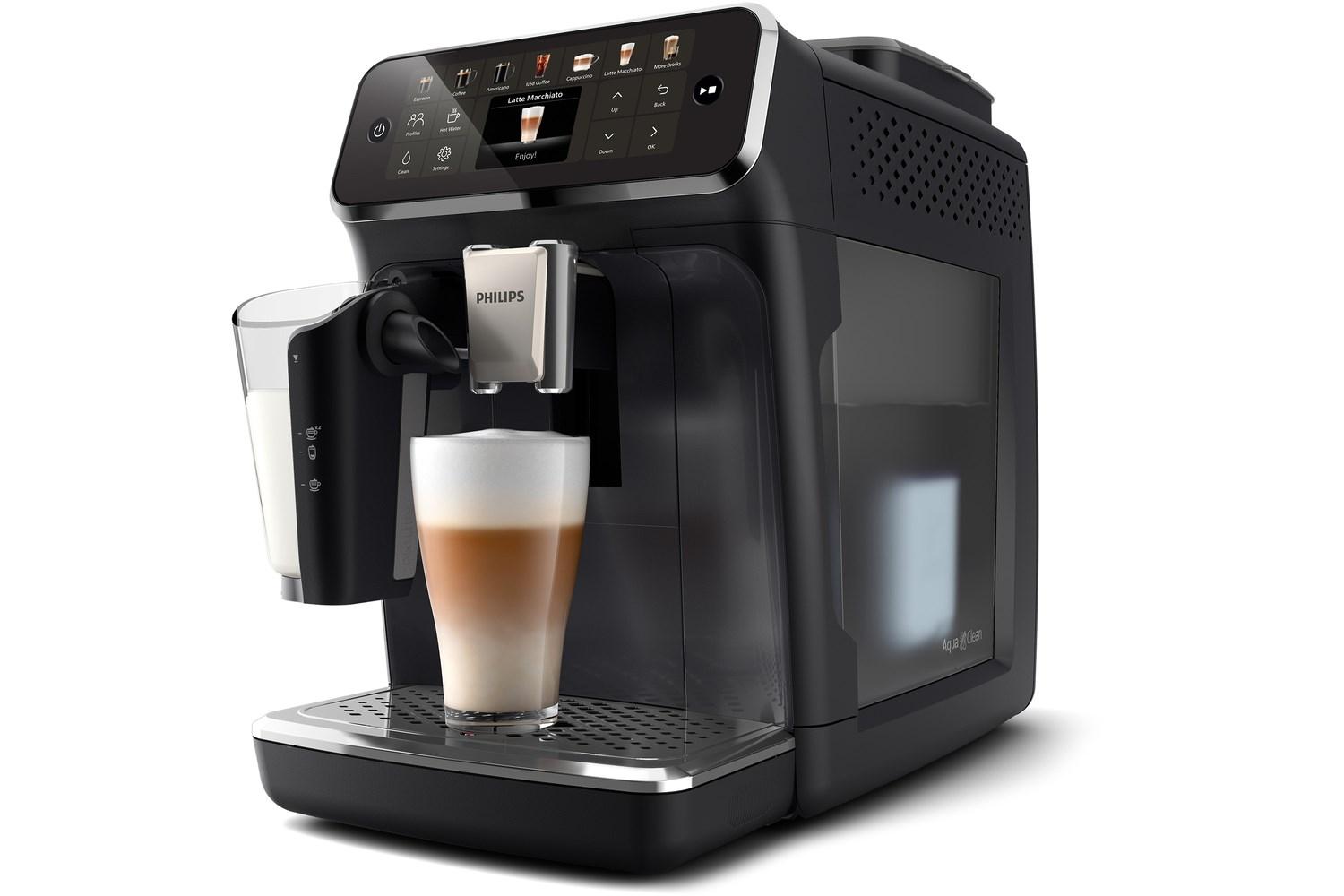 Philips Schwarz Kaffeevollautomat "Ep4441/50 4400 Series 12 Kaffeespezialitäten (Heiß Oder Eisgekühlt)" Lattego-Milchsystem Silentbrew Technologie von Baur - Bild 9