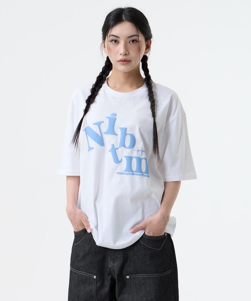 Nasttingijeubeleoldaenmi Big Logo Tee_White