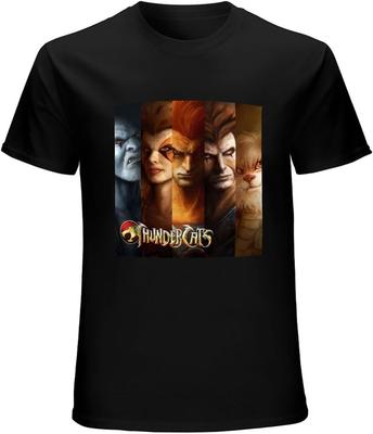 Mens Thundercats Animated Series Graphic Blouse Short Sleeve Casual T Shirt
