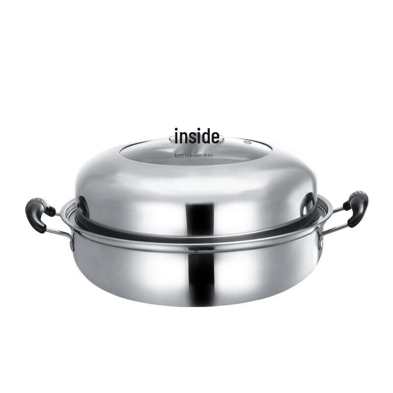 Longde Stainless Steel Rimmed Cookware Pot