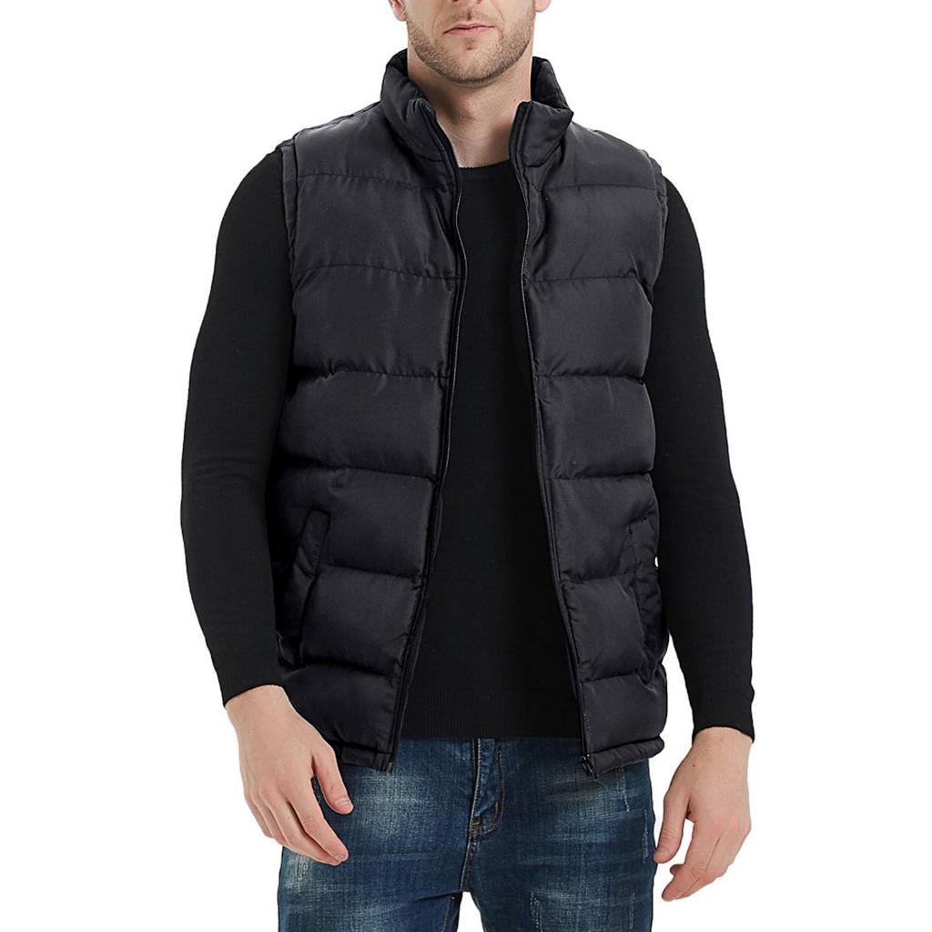Casual Men'S Vest Men'S Loose Autumn And Winter Warm Down Cotton Vest Coat