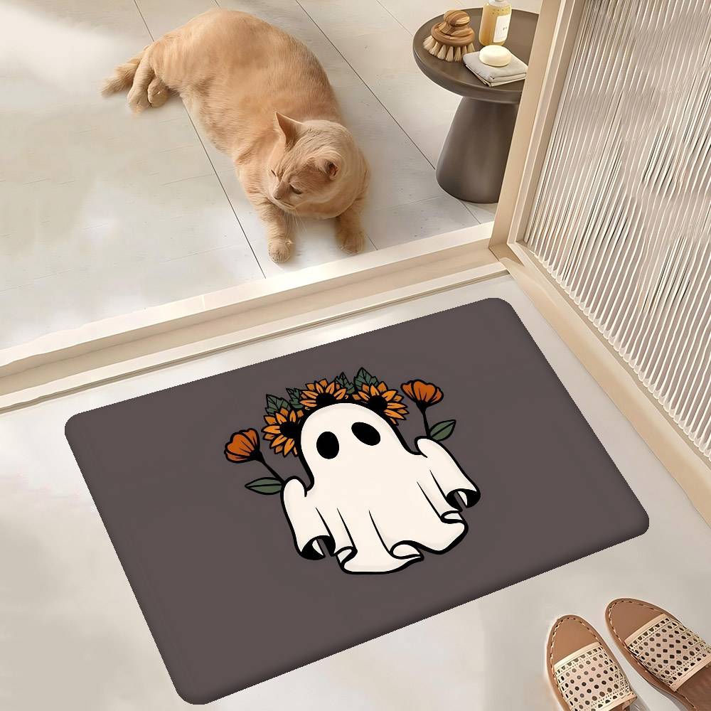 G-GhostS Podložka na podlahu Obdélníková Protiskluzová Domácí Měkká Koupelnová předložka Přední Dveře Vnitřní Venkovní Rohožka Vítejte Rohožka