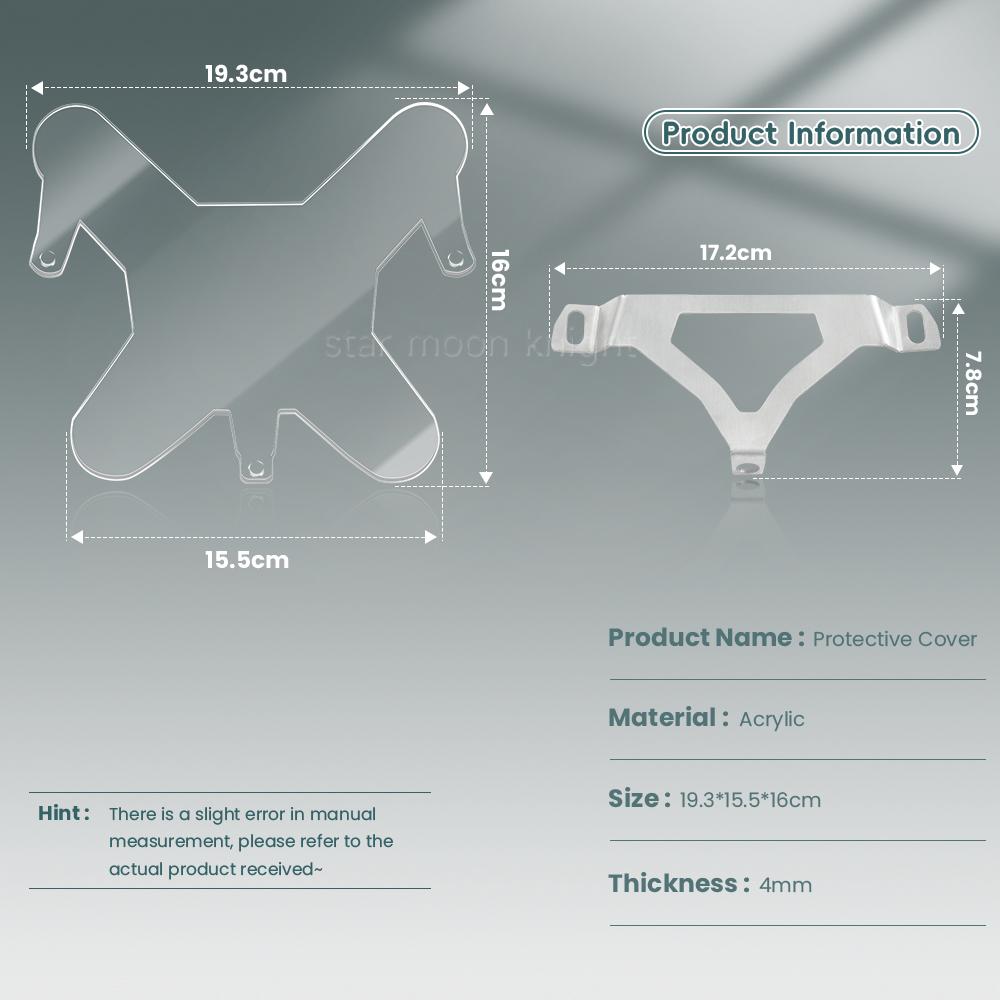 Motorcycle Accessories For BMW GS 1300 R1300GS R 1300 GS Front Lghts Acrylic Cover Headlight Protector Protective Guard