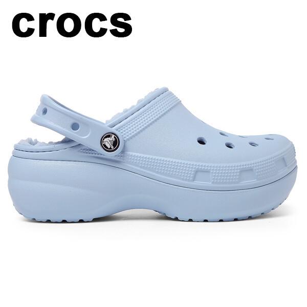 Crocs Классические женские туфли-сабо на платформе с подкладкой 207938 4ns 250