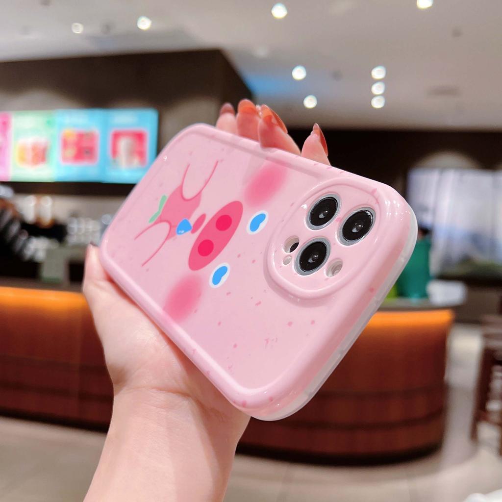 Pink Pig Peach Imd Silicone Soft Capa For Iphone 11 Xsmax 12 Pro Max 13 Promax X Xr Shockproof Couple Cute Cartoon Phone Case