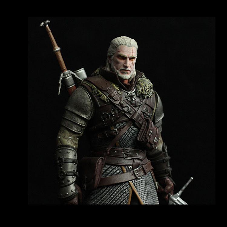 3 Wild Hunt Geralt Action Figure Model Toy Plastic Decoration Doll
