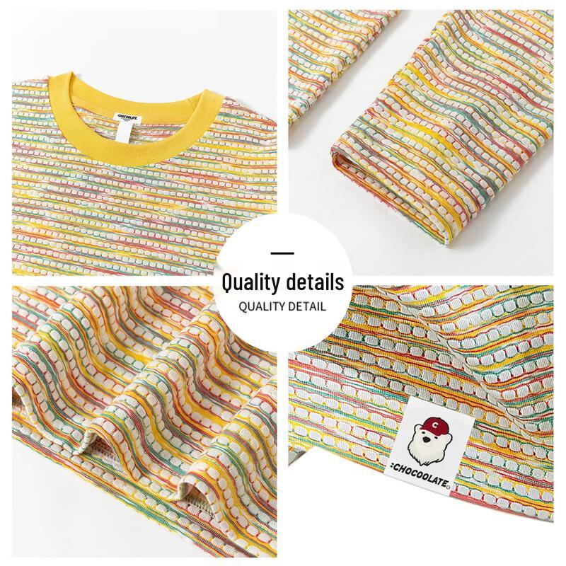 :CHOCOOLATE Dopamine Color-Block Sweatshirt