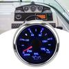 Oil Pressure Gauge Pointer 52mm 2.0in 10‑184 Ohm  Colourful Backlight Adjustable Universal for Cars BoatsBlack
