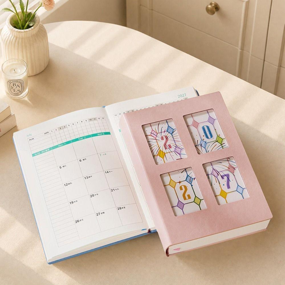 400 Pages 2027 Daily Planner Notebooks Chinese Style Calendar Diary For School Office Work