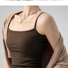 Summer Basic Tanks Spaghetti Strap Camis Solid Stretch Tops for Women Sleeveless Slim Fit Basic Solid Knitted Camisole