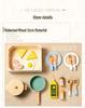 Wooden Mini Kitchen Set for Girls: Educational Role-Playing and Cooking Toy
