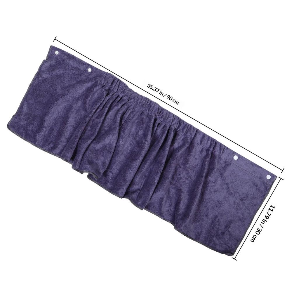 Mens Bath Towel Pants Grey Adjustable Snap Closure Highly Absorbent Wearable Shower Wrap for Home Gym Spa Beach Pool After Swim
