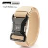 Men's Adjustable Leather Tactical Belt: Elastic, Versatile, Casual, Outdoor Training, Workwear