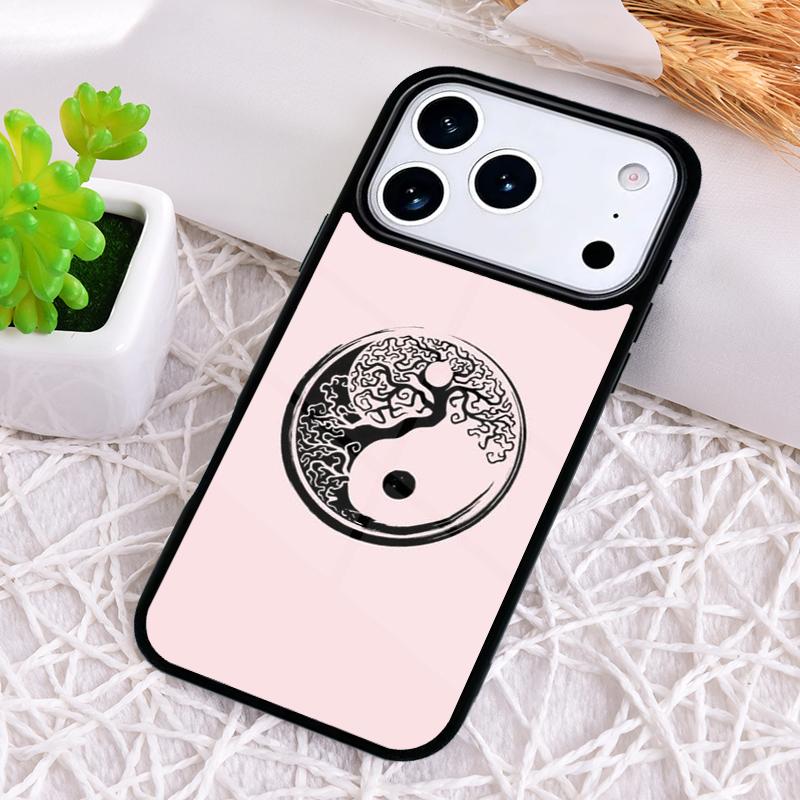 Tree of Life Yin Yang Shockproof Phone Case for iPhone 17 Air 16e 15 11 12 14 13 Pro Max Cover Coque