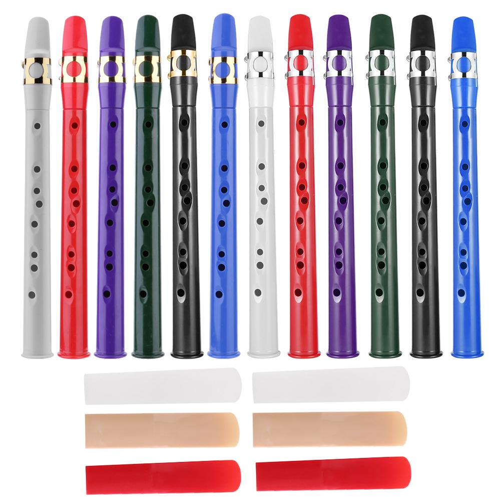 Mini New Pocket Saxophone ABS with Alto Mouthpiece+2 Reeds Woodwind Instruments Light Weight Easy To Carry