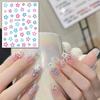3pcs 3D Nail Art Stickers Colours Stickers for Nail Art Decoration