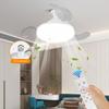 Haushalts-Fernbedienung Beleuchtung Ventilator Modern Einfach Esszimmer Elektrischer Ventilator Licht Schlafzimmer Hohe Windkraft Unsichtbare Ventilatorlampe
