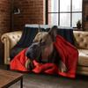 2026 New French Bulldogs Pit Bull Dogs Flannel Blanket,Cozy Soft Throw Blanket for Home Bedroom Bed Sofa Picnic Cover Kids Gift