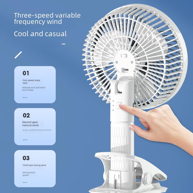 Wall-Mounted Mini USB Handheld Desktop Fan for Home or Dorm