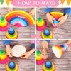 10Pcs Rainbow Birthday Party Hats Colorful Cone Paper Hats for Kids Boys Girls Adults Party Decoration
