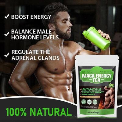 Maca Energy Man Tea Strenth Herbal Enhance Natrual Healthy Drink Herbal Tea Bags