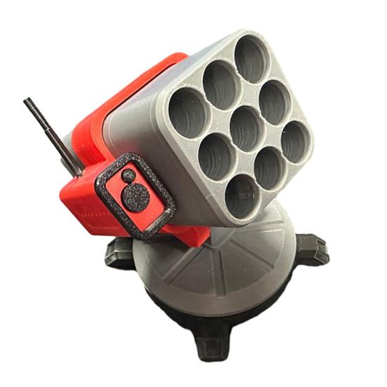 

Rocket Cannon Turret Pen Holder 3D Printed Guided Missiles Pencil Storage Box Container Holder Home Office Desktop Decoration B