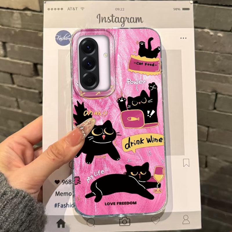 Luxury Flowers Case For Samsung A56 A16 A17 A07 S24 S25 FE Xiaomi Redmi Note 14 13 Pro 14C A5 Huawei Honor 400 200 Lite Pro iPhone 16 Shockproof Cover