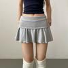 Waist-Flipping  Ruched Skirts Prevent Exposure Golf Sports Women Short Dress High Elasticity Athletic Short High Waist Skirt