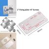 Universal Stainless Steel Hinge Repair Plates For Cabinet Door Fixing And Installation