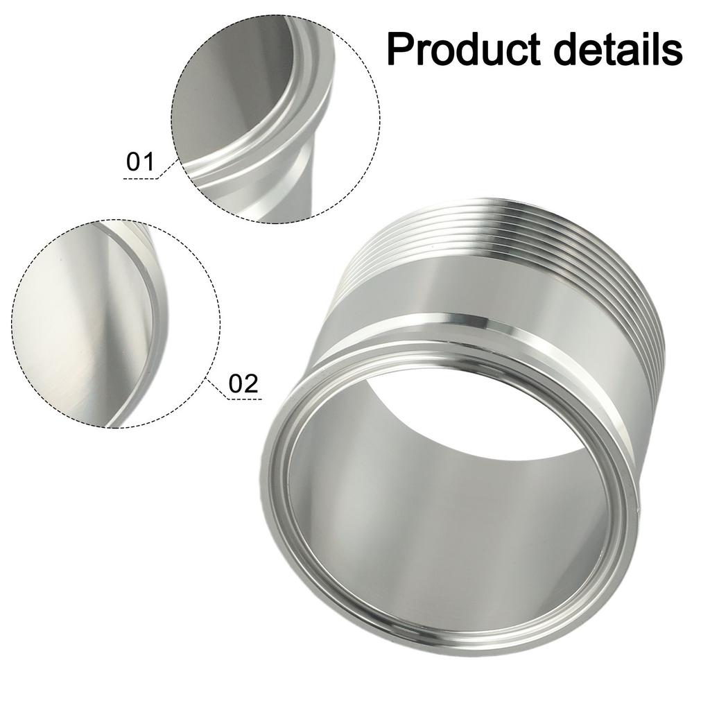 Stainless Steel Connector Tri Clamp Adapter Accurate Sizing