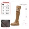Women's Plus Size Over-the-Knee Slimming Knight Boots - Thick-Soled, Large Calf, Autumn/Winter