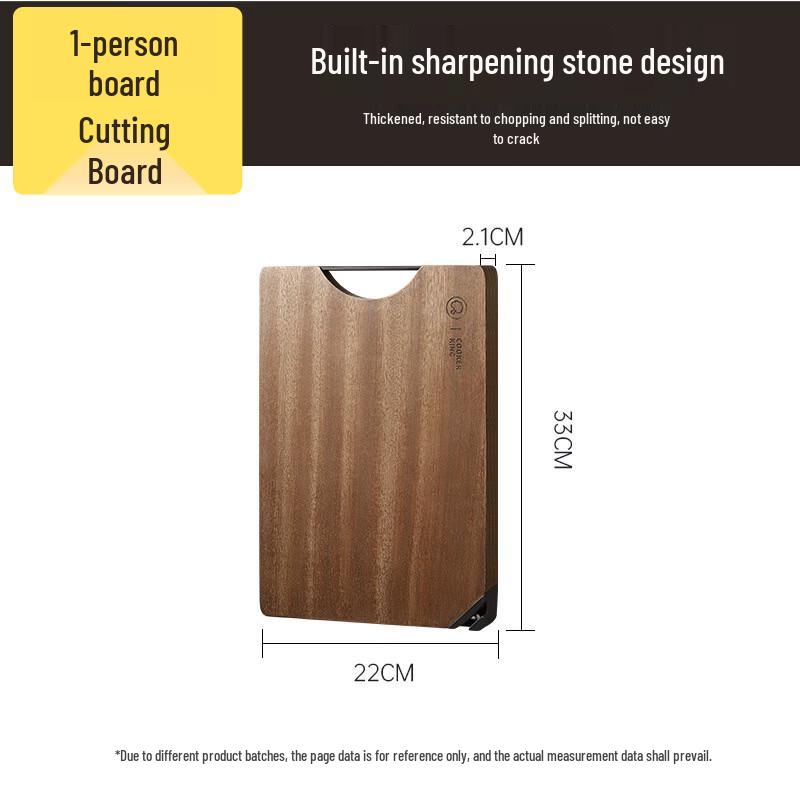 Chui Da Huang Ebony Solid Wood Double-Sided Anti-Mold Cutting Board