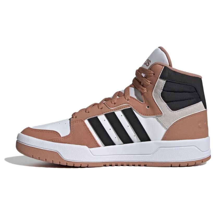 Adidas Neo Entrap Mid Comfortable High-Top Skate Shoes Unisex Skate Shoes White IE3909