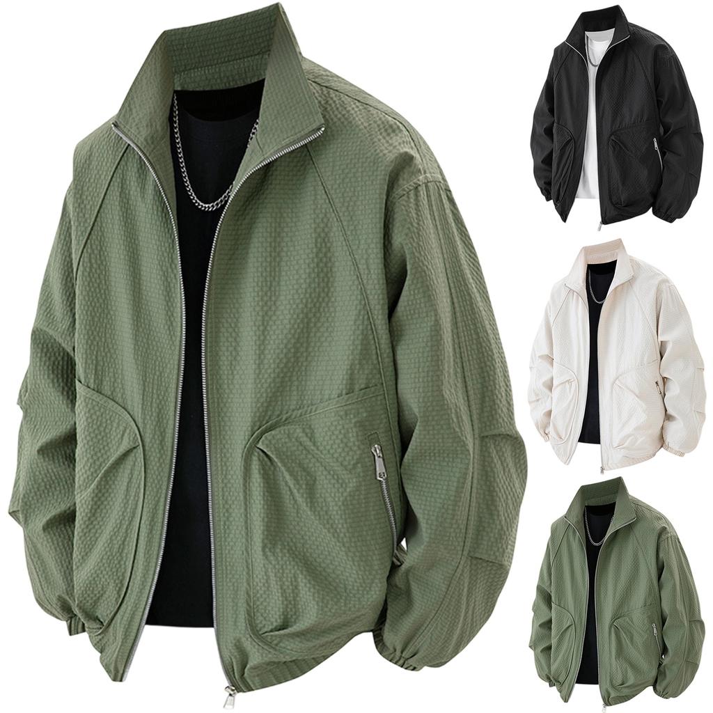 Men's Coats Casual And Versatile Lapel Tops Loose Plus Size Sports Coats