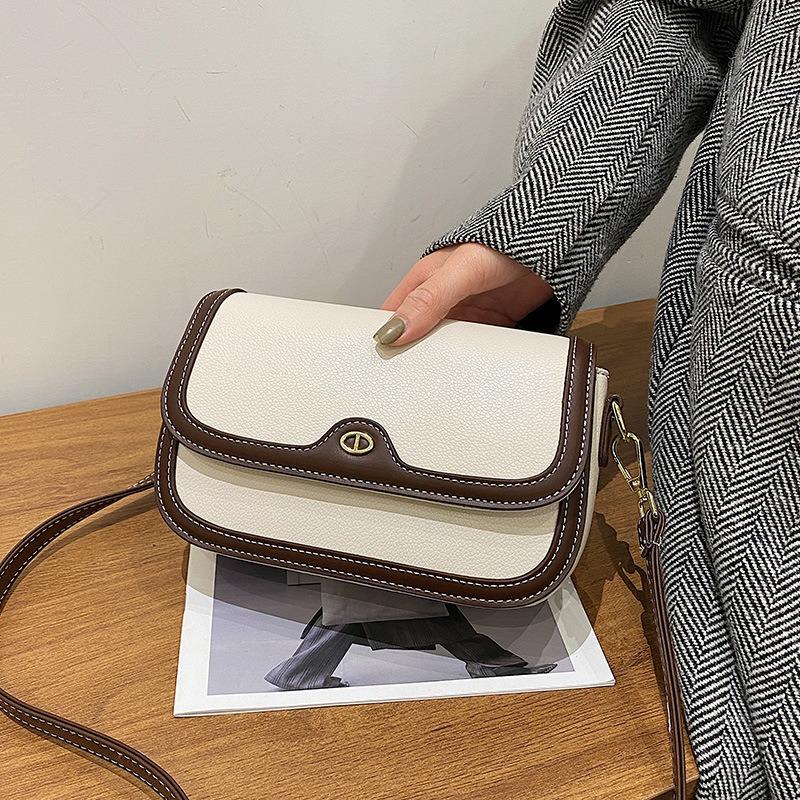 Autumn and Winter Fashion Design Simple Small Square Bag New Popular Messenger Bag Shoulder Bag