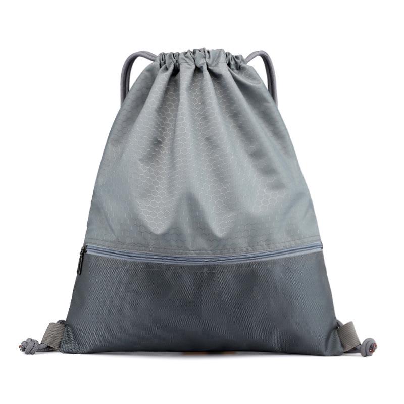 Складной рюкзак на шнурке сумка для фитнеса и спортзала для путешествий на природе для кемпинга пешего туризма нейлоновый спортивный рюкзак с несколькими карманами 1380₽