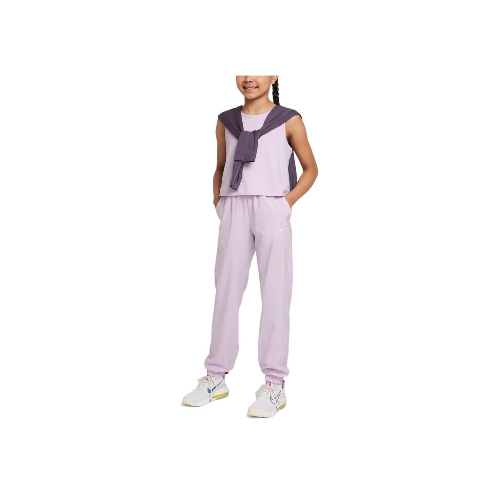 Nike Dri-Fit One Skin-Friendly Fashionable Versatile Simple Men Bottoms Pink-Purple White FD2857-537