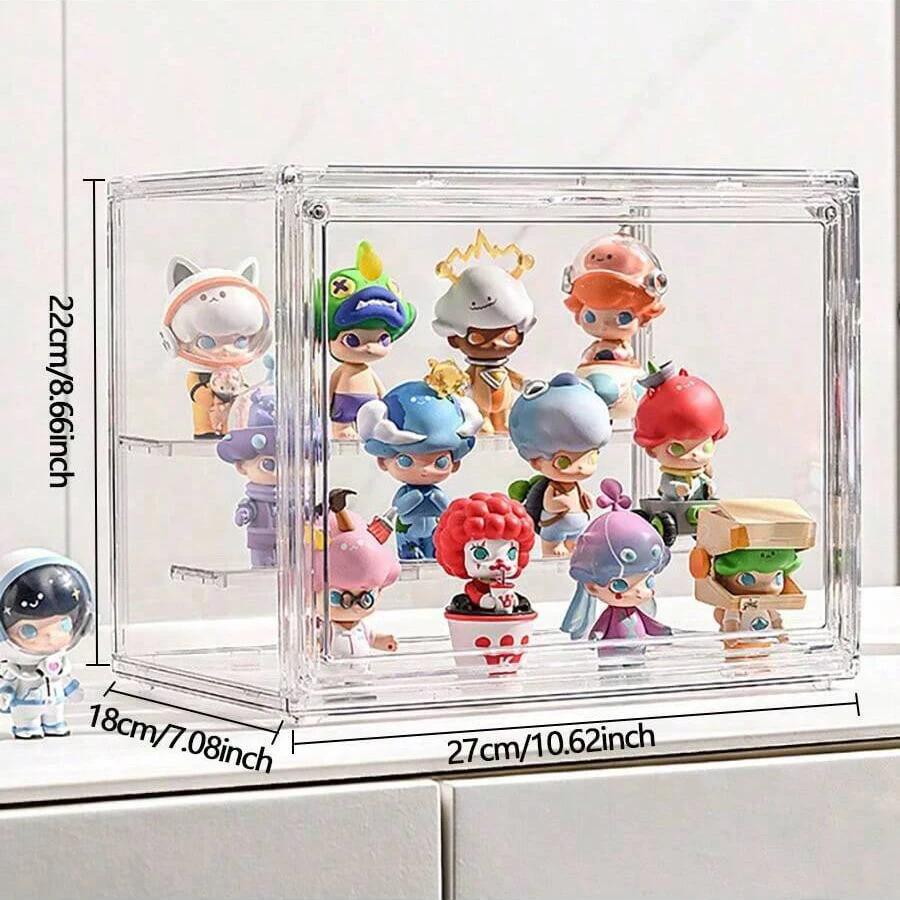 1/120pcs-Blind box display rack, doll storage rack,transparent storage box, suitable for toys, assembly storage display series