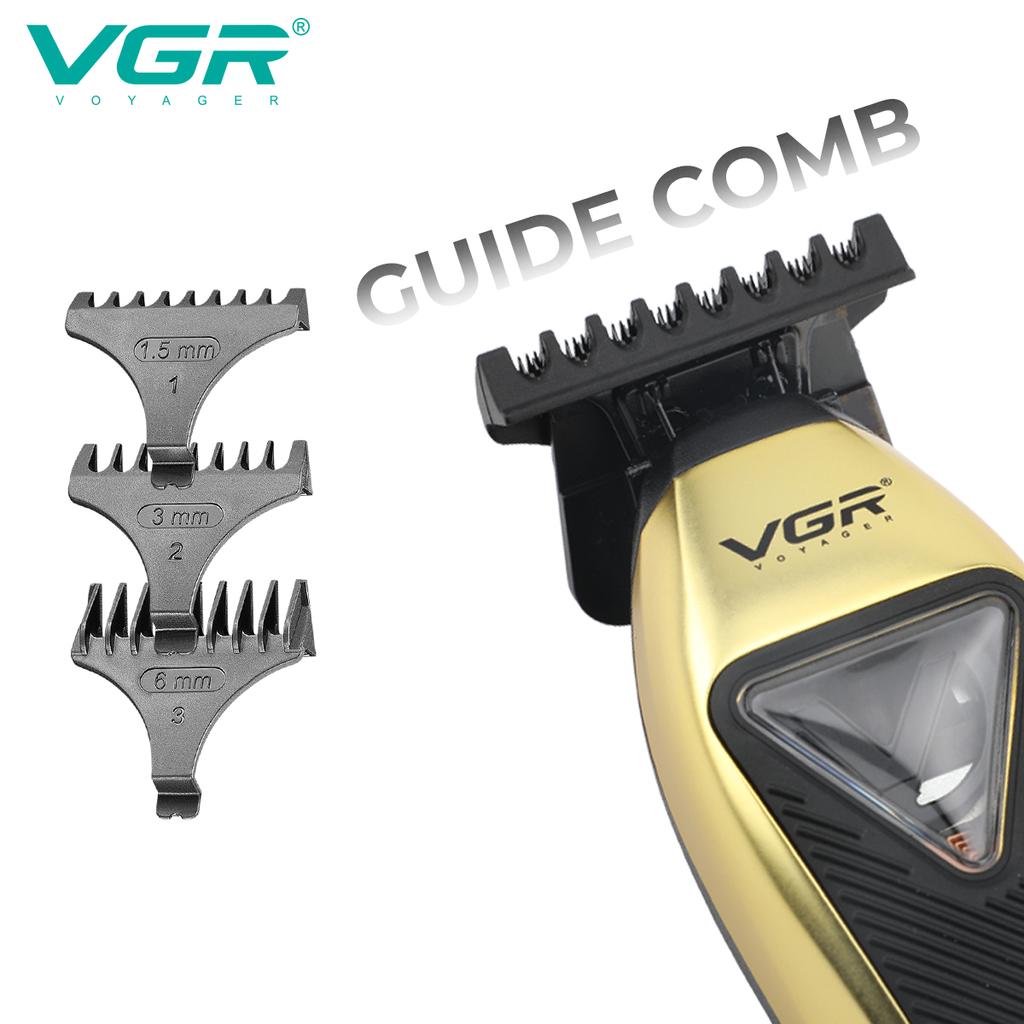 VGR Professional Hair Trimmers Rechargeable Hair Clippers Charging Base Electric Clippers Hair Trimmer for Men Brushless Home Razor Shaver V-994