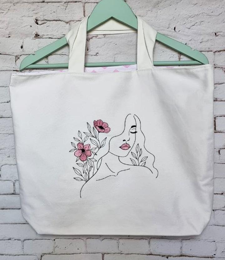 Nákupní taška shopper Dáma LB789 NeedleWoman   Bílá (39681007)