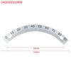Semicircular Stainless Steel Dial Positioning Hole Protractor Ruler Angle 180 Dial 60MM 80MM 120M 240MM Measurement Tools