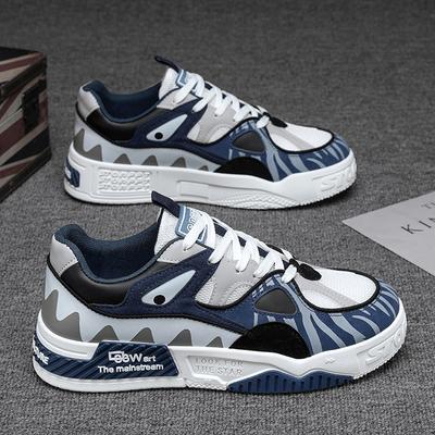 Herenschoenen zomertrend veelzijdige sport- en vrijetijdsboardschoenen niche designgevoel dikke zool jeugdige trendy schoenen
