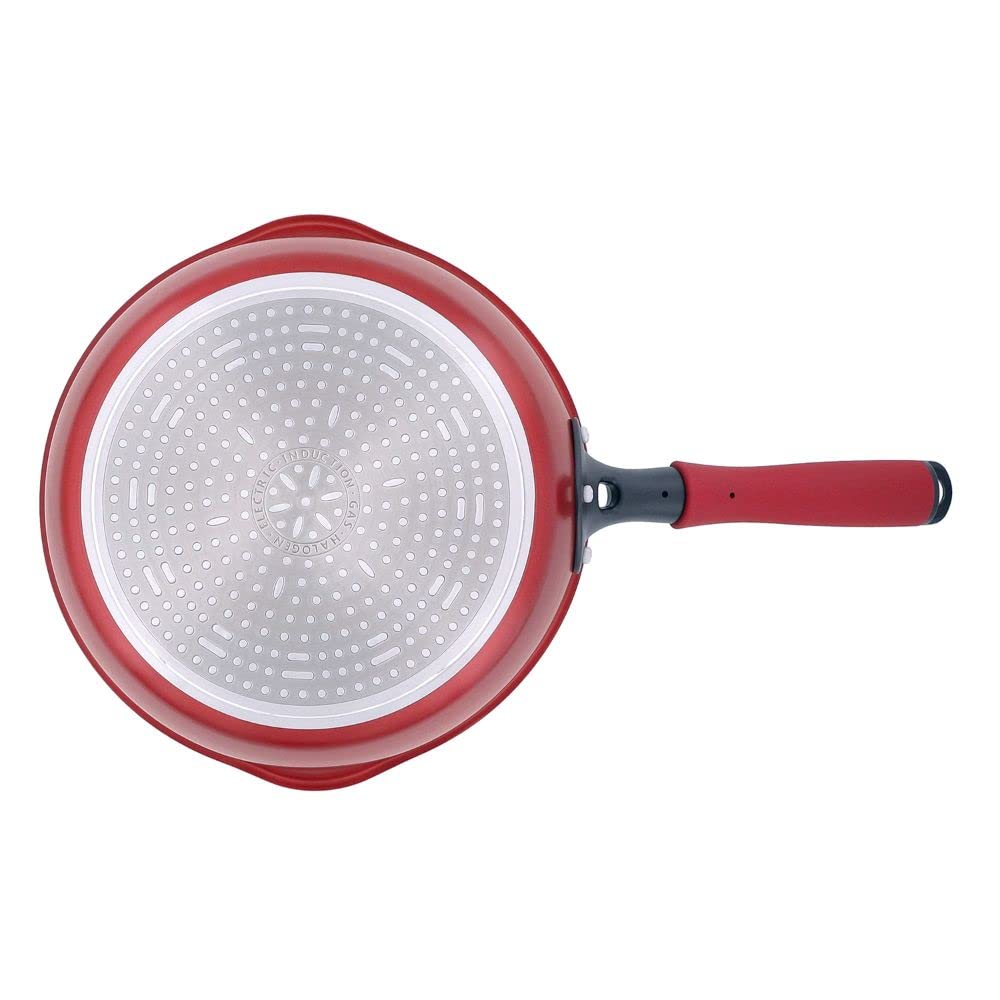 Tigaie Bestco Adâncă 24cm Roșu Compatibilă IH Delicios Sine Volt NM-104