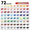 Paul Rubens Oil Pastels 72-Color Set - Vibrant colors, ultra-soft and creamy texture, easy blending - Bullet head shape, ideal for drawing, painting,