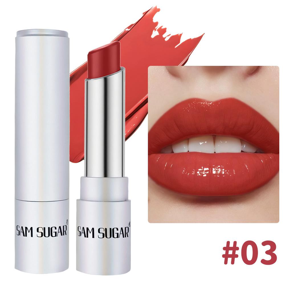 SAM SUGAR Matte Lip Gloss & Lipstick Hybrid - 6 Shade All-Day Waterproof Tinted Lip Color, Moisturizing Long-Lasting Lip Glossy